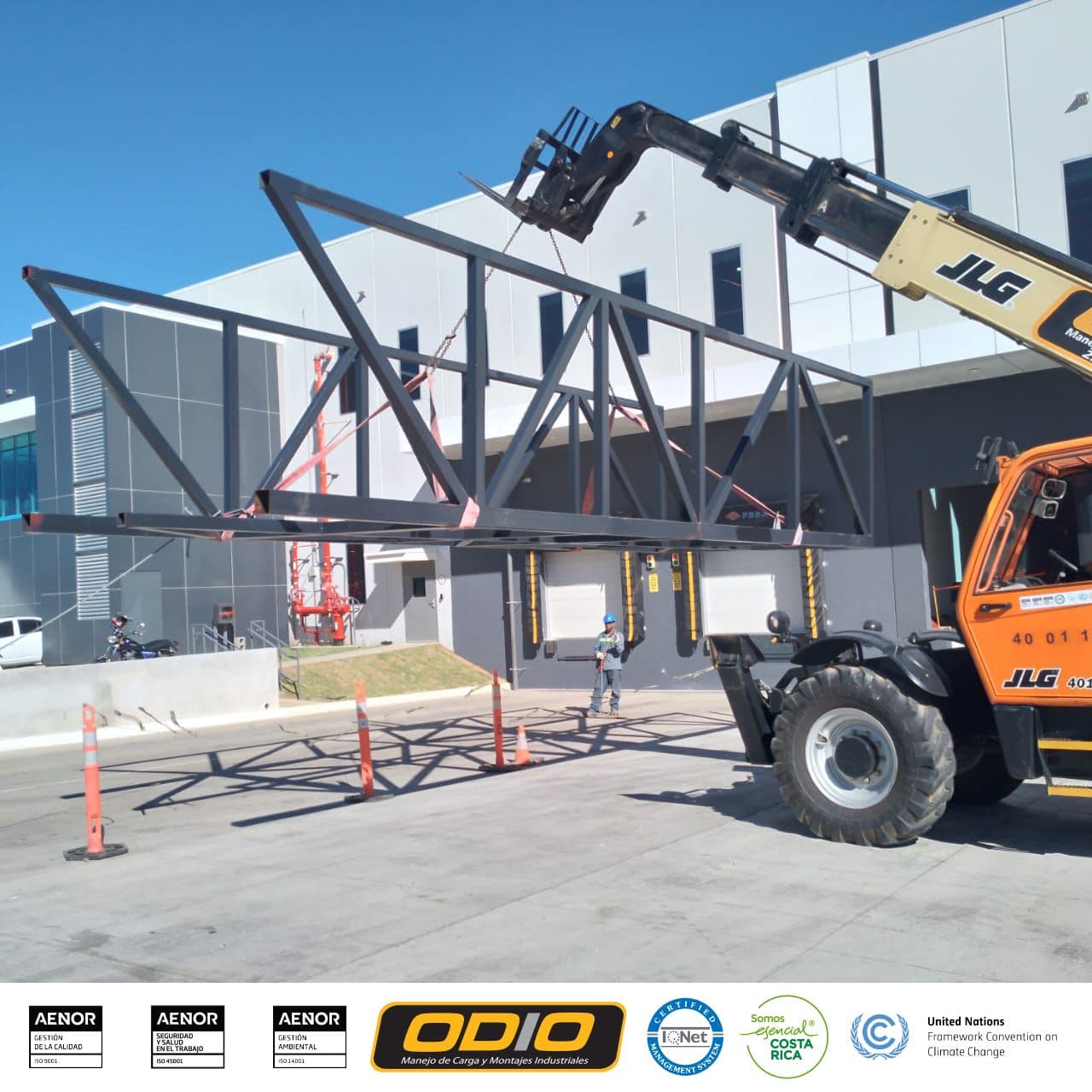 ¡Telehandler en acción!