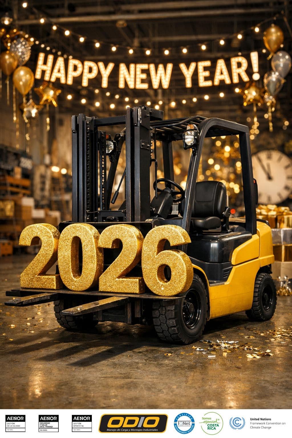 ¡Queremos agradecerles por un gran año, y desearles un 2026 lleno de bendiciones, salud, trabajo, amor y todo lo bueno!