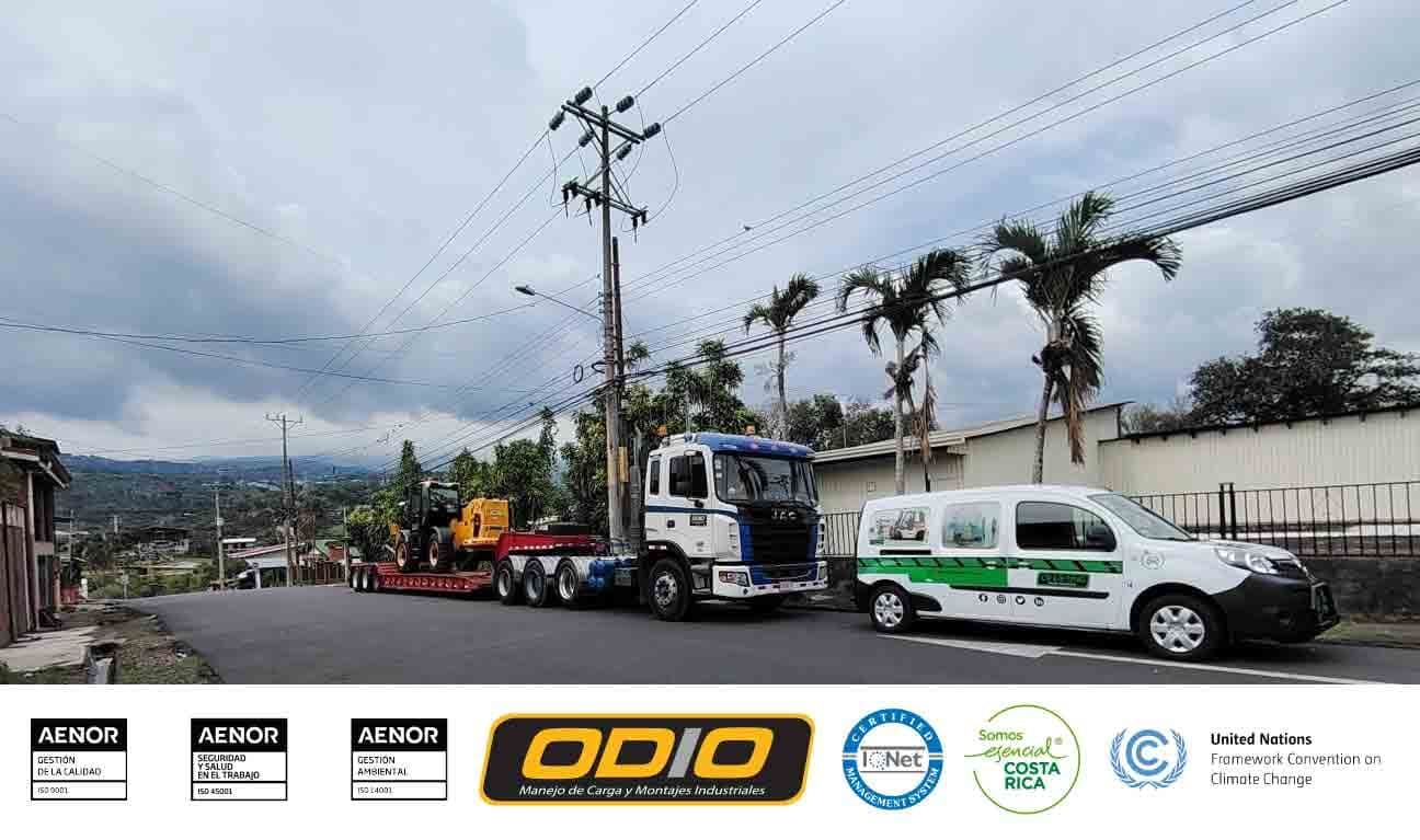 ¡Transporte para telehandler!